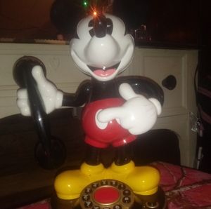Vintage mickey mouse corded phone